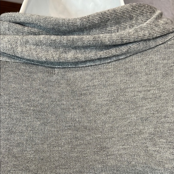 Belldini Cardigan Open Draped Front Light Gray Women's Sz M - Picture 6 of 9